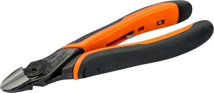 Actual product image Bahco ERGO diagonal cutters with self-opening two-component handle, phosphatised, 140 mm, industrial (140 mm)