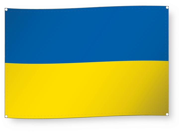 Alpenfahnen Ukraine