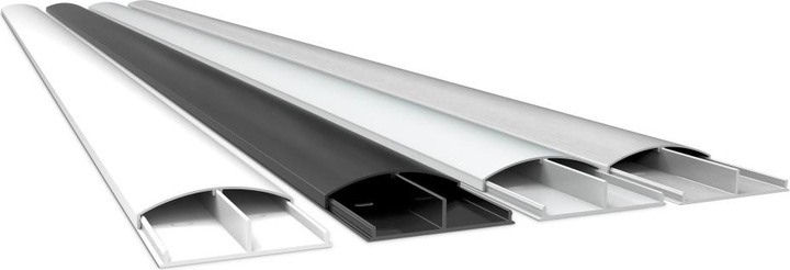 Image du produit Multibrackets Chemin de câbles 75x1600, aluminium, blanc (Conduit, 160 cm)
