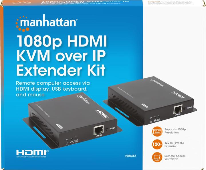 Produktbild Manhattan 1080p HDMI KVM over IP Extender Set