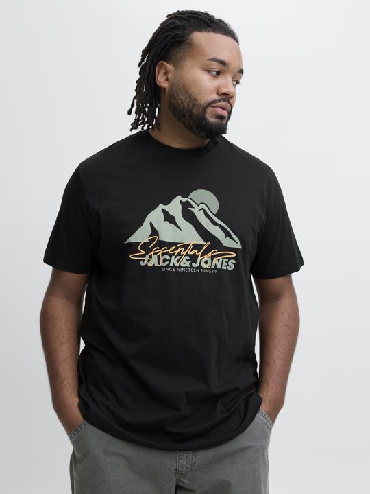 Actual product image Jack & Jones Plus Size Gedruckt T-shirt T-shirt (6XL)