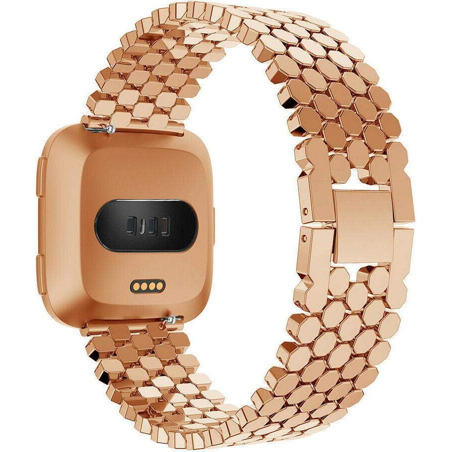 Thumbnail - Strap-it Armband (Edelstahl, Versa 2), Uhrenarmband, Gold