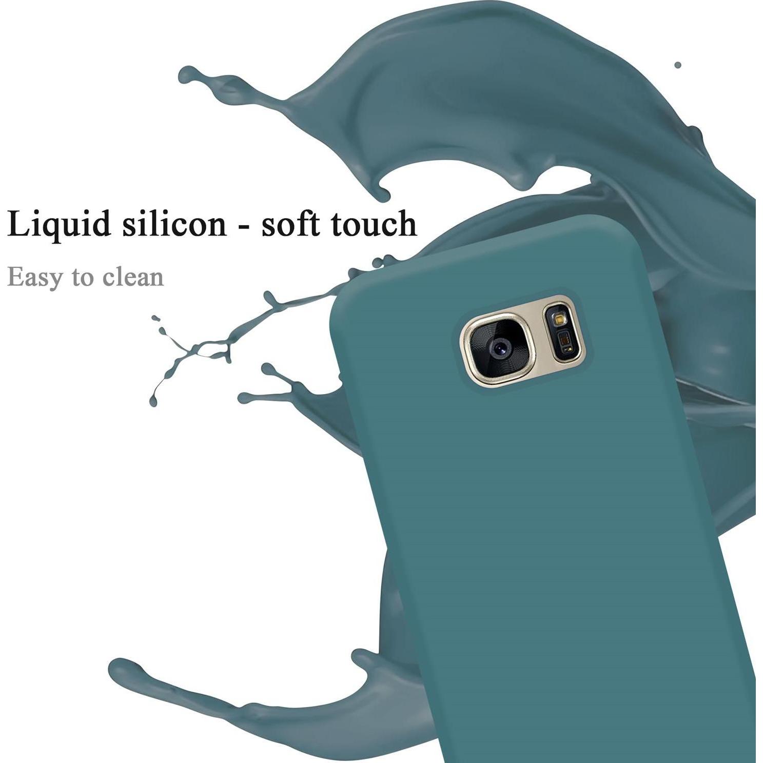 Thumbnail - Cadorabo Liquid Case (Samsung Galaxy S7), Smartphone Hülle, Grün