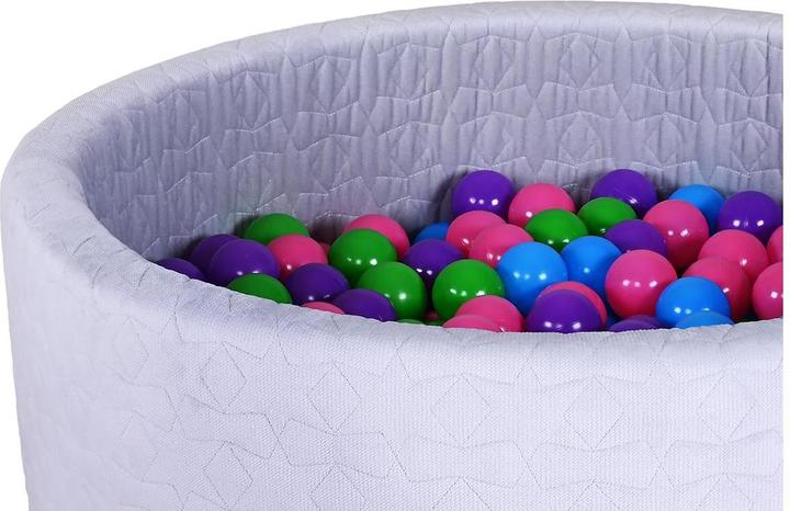 Image du produit Knorrtoys Bällebad soft - "Cosy geo grey" 300 balls softcolor' (ca. 6cm Durchmesser)
