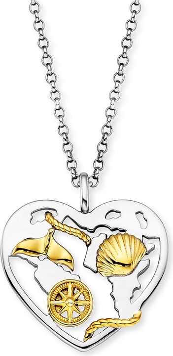 Actual product image Engelsrufer OriginálnÃ střníbrnÃ½ náhrdelnÃk ERN-AHEART-BIG (Å™etÃzek. pÅ™ÃvÄ'sek) (925 silver, 42 cm)