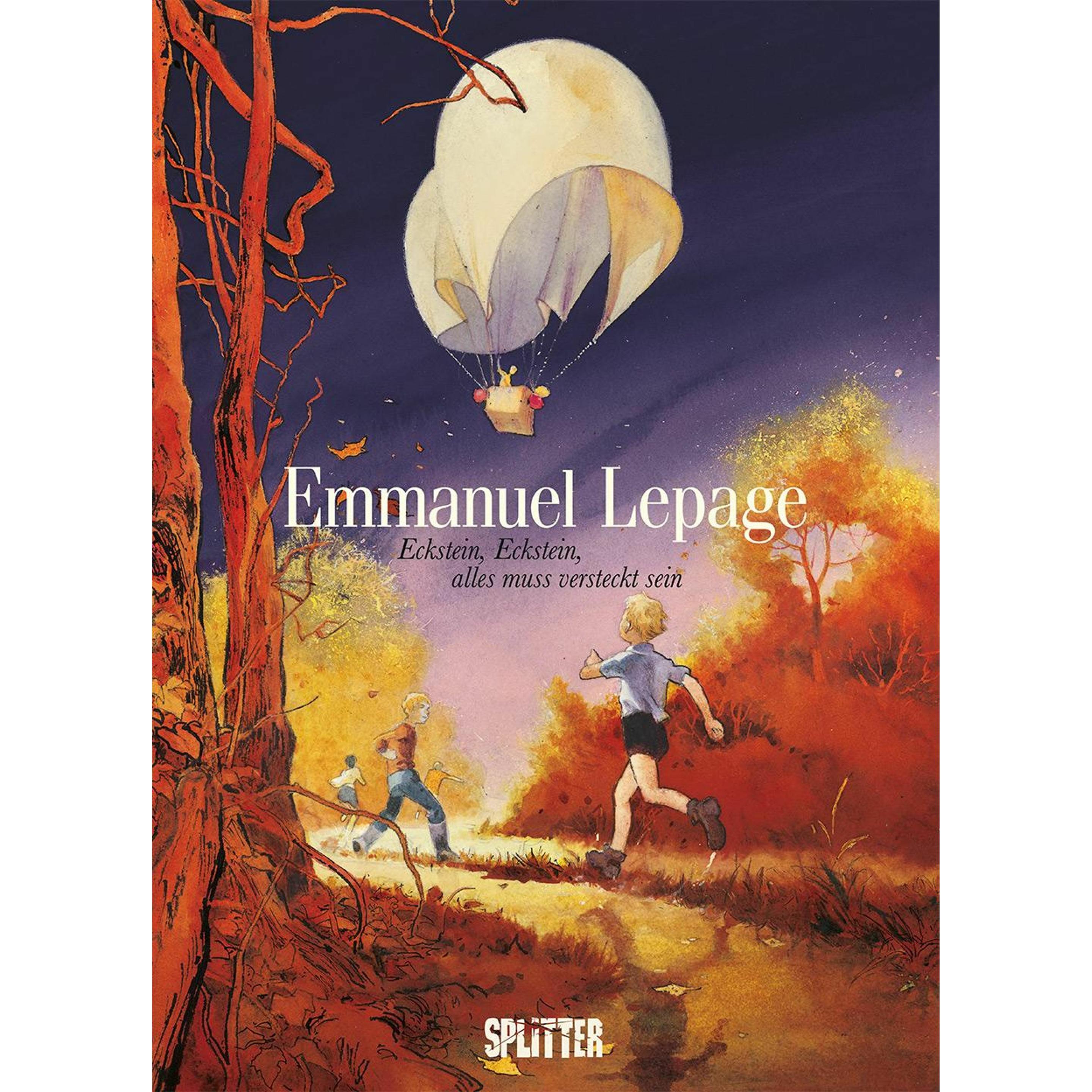 Eckstein, Eckstein, alles muss versteckt sein, Belletristik von Emmanuel Lepage