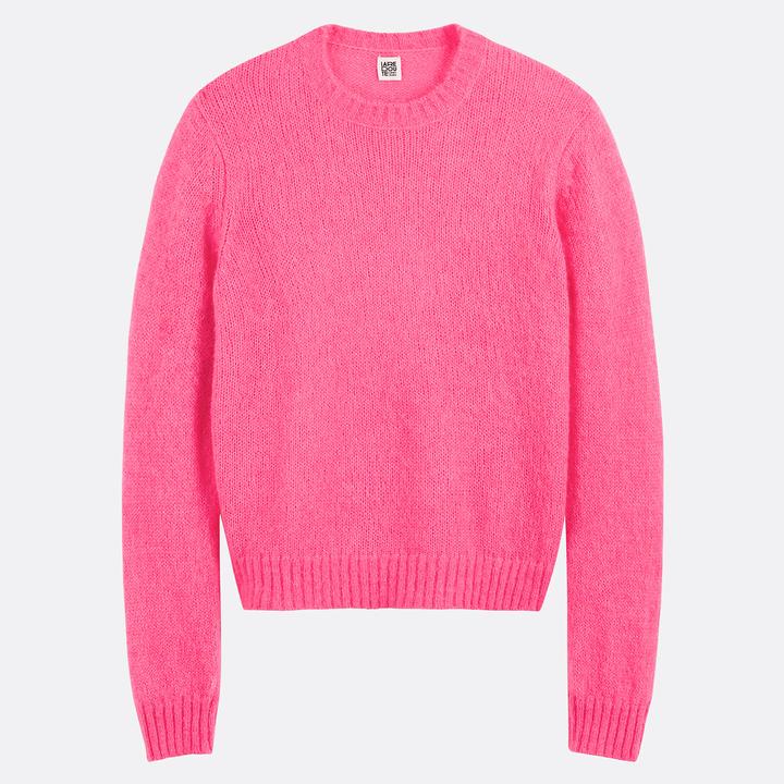 Produktbild La Redoute Collections Grobstrickpullover mit rundem Ausschnitt (M)