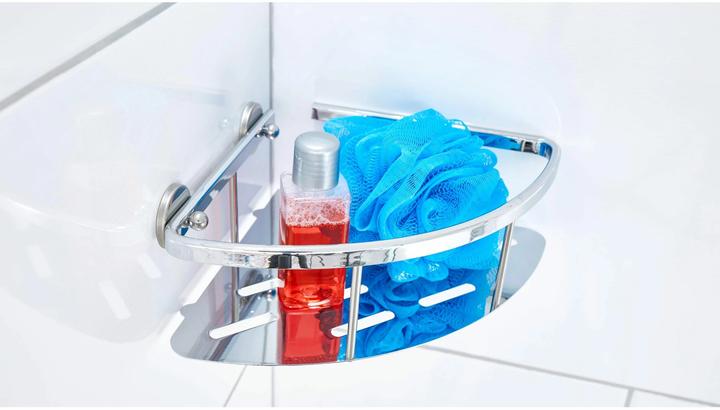 Actual product image tesa ALUXX shower tray incl. adhesive solution without drilling (8.5 x 21.5 x 22 cm)