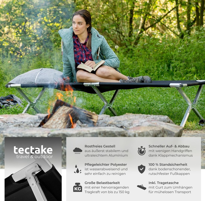 Actual product image tectake Cot