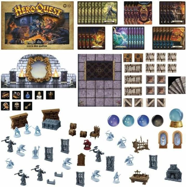 Produktbild Hasbro Gaming HeroQuest / Die Spiegelmagierin Abenteuerpack / Erweiterungsset (Französisch, 2 - 5 Spieler)