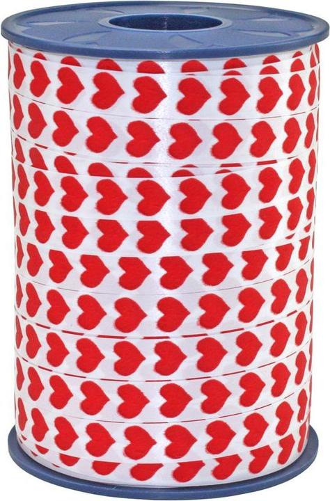 Produktbild Pattberg Geschenkband Honeymoon 1 cm x 250 m, Rot/Weiss (1x)