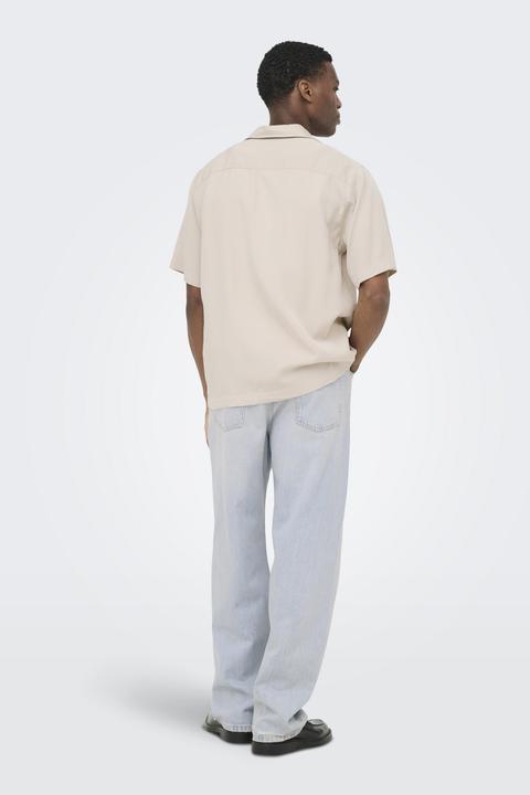 Immagine prodotto Only & Sons Onsperu Ss Reg Tencel Shirt Noos (M)