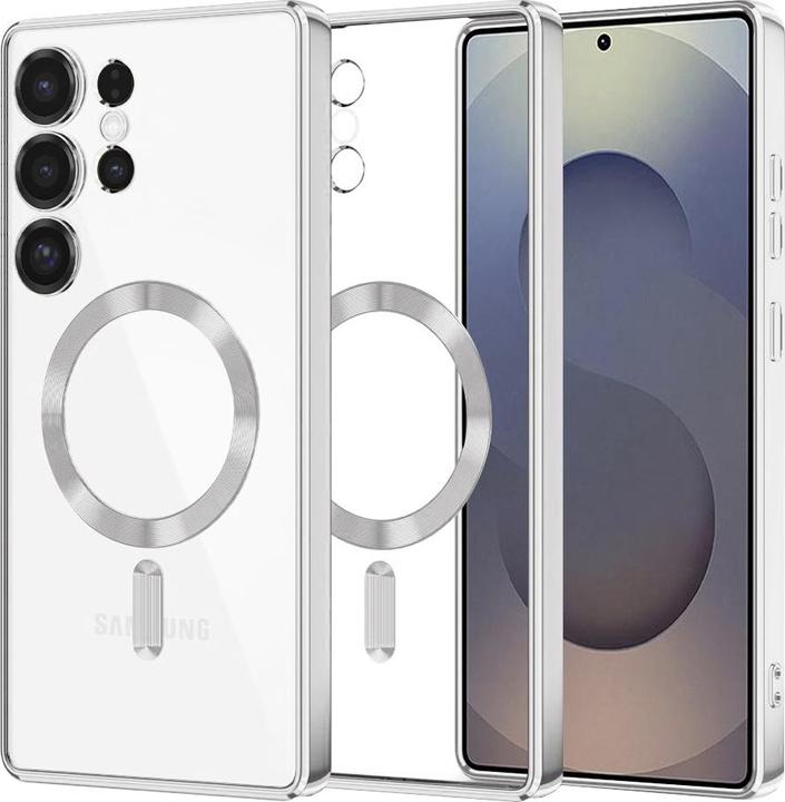 Image du produit Techsuit - Luxury Crystal MagSafe - Samsung Galaxy S25 Ultra - Silver (Samsung Galaxy S25 Ultra)