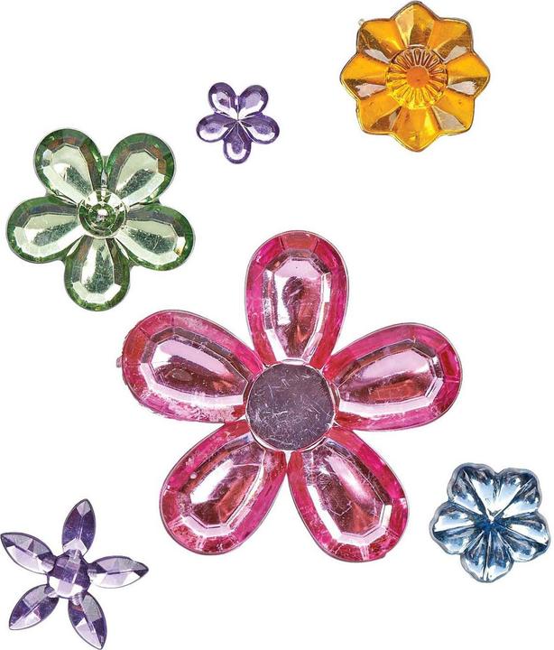 Produktbild Colorations Farbige Blumen-Strasssteine, 300 Stück.