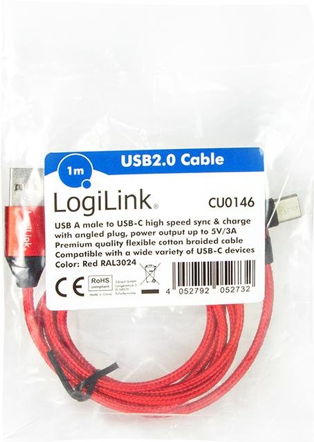 Actual product image LogiLink USB cables (1 m, USB 2.0, 5 W)