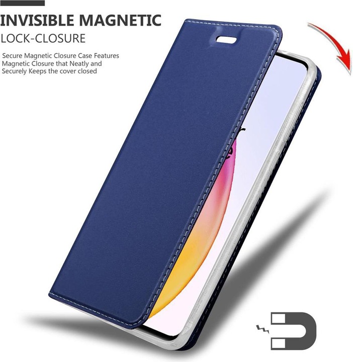 Actual product image Cadorabo Book Classy Style Cover (Oneplus 8)