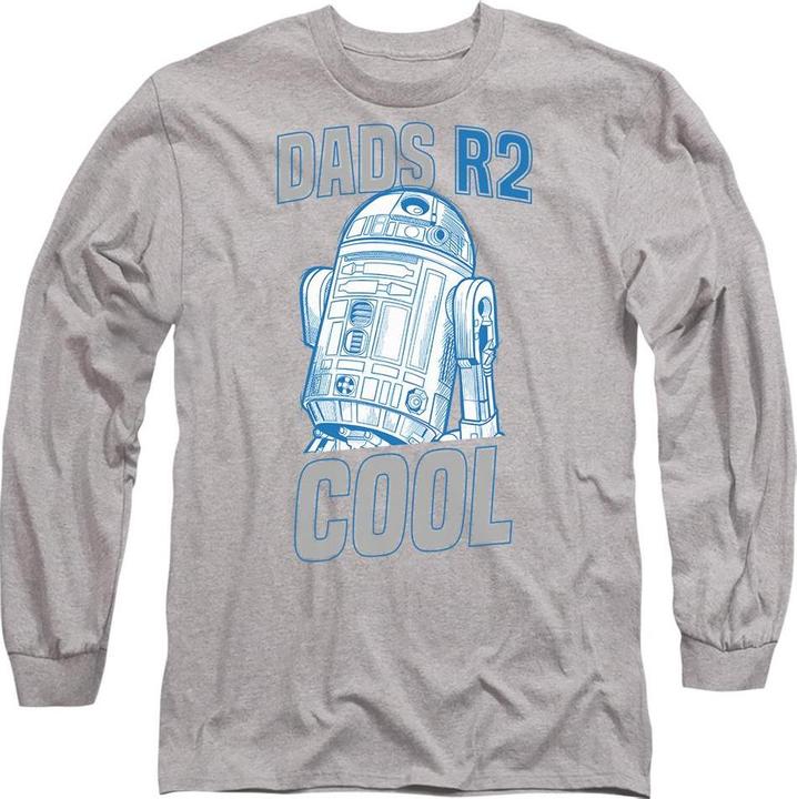 Actual product image Star Wars Unisex Adult Dads R2 Cool Fathers Day T-Shirt (S)