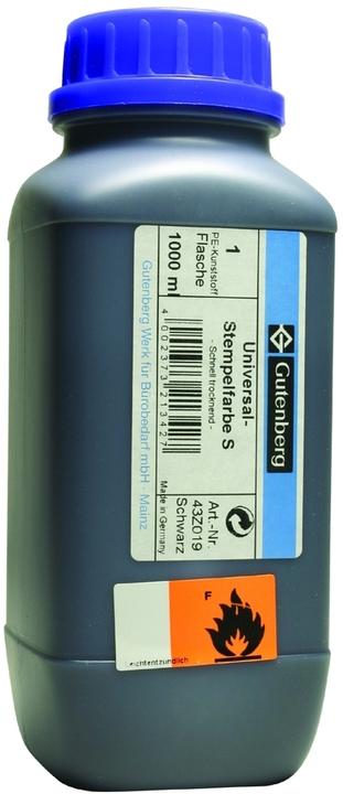 Produktbild Gutenberg Stempelfarbe Universal S 1l schwarz