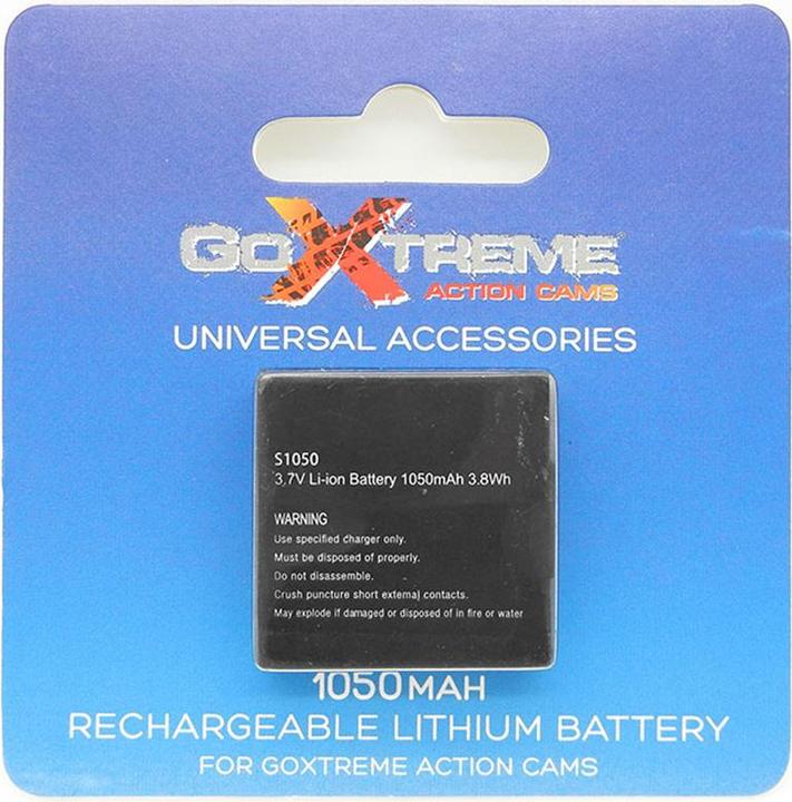 Actual product image Goxtreme Battery Stage 2.5 K/Black Hawk 4K Ultra (Camera battery)