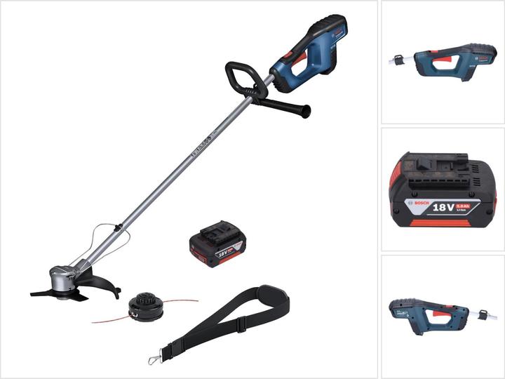 Produktbild Bosch Professional GFR 18V-23 Professional Akku Freischneider 18 V 230 mm Brushless + 1x Akku 5,0 Ah - ohne Lade