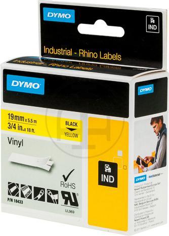 Actual product image Dymo Rhino 18433 Schriftband-Kassette