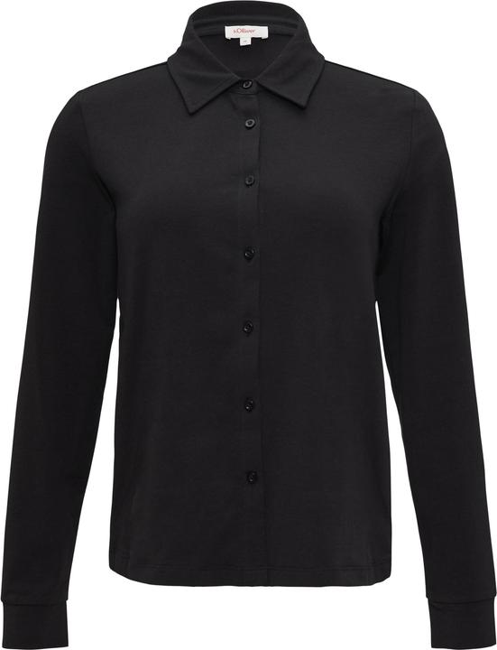 Immagine prodotto s.Oliver T-Shirt Elastische Hemdbluse aus Jersey (36)