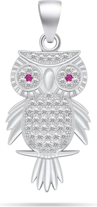 Immagine prodotto Brilio Argento - Ciondolo gufo in argento scintillante PT72W