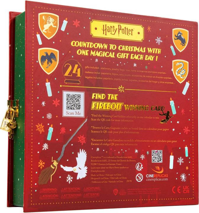 Actual product image Cinereplicas Harry Potter - Wizarding World Deluxe Advent Calendar 2023