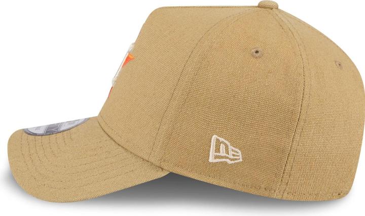 Produktbild New Era A-Frame Trucker Leinen Cap - Houston Astros beige (One Size)