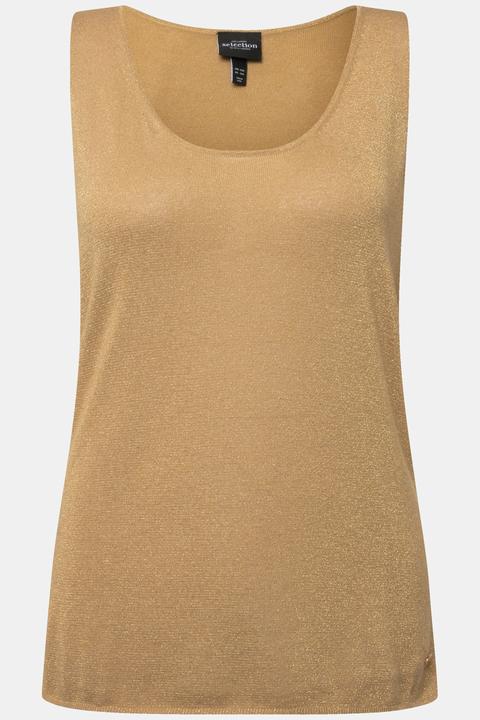 Actual product image Ulla Popken Shimmering Knit Tank (60)