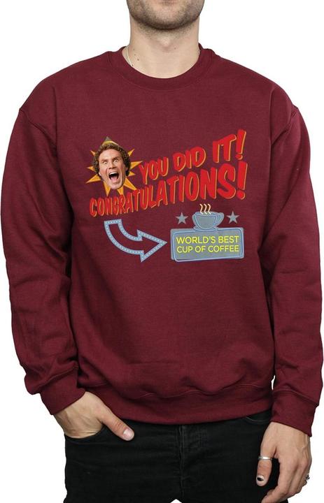 Immagine prodotto Elf World's Best Coffee Felpa Uomo (S)