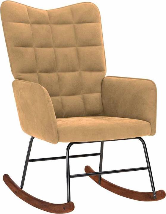 Immagine prodotto vidaXL Schaukelstuhl mit Hocker