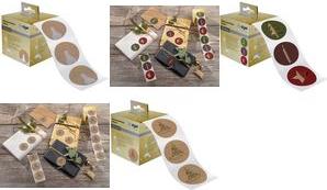 Actual product image Sigel Christmas sticker "Cut-out style", on roll