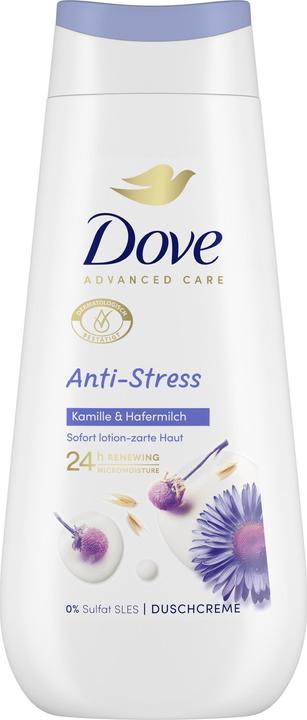 Immagine prodotto Dove Advanced Care Crema Doccia Nutriente Anti-Stress con Camomilla e Latte d'Avena 225ml (225 ml)