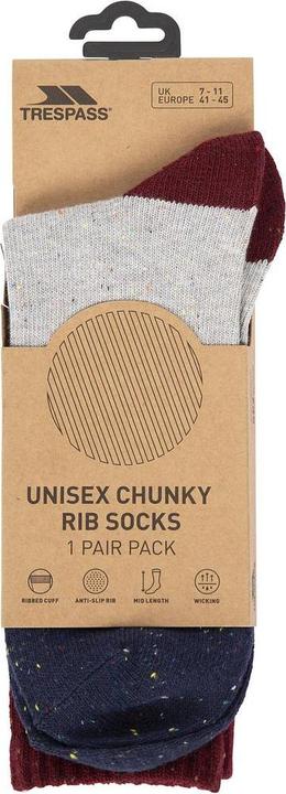 Immagine prodotto Trespass ALIZE Calzini unisex in cotone riciclato (40.5 - 45.5)