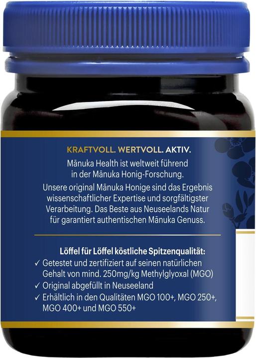 Actual product image Manuka Health 250+ Manuka honey (250 g)