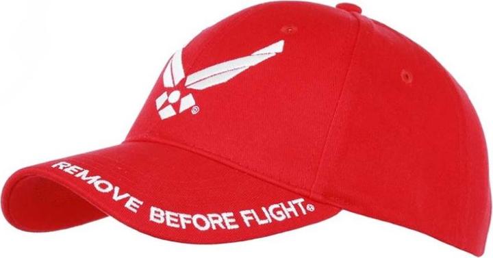 Produktbild Pinex US Air Force Mütze Rot remove before flight Cap