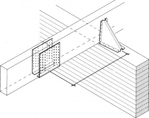 Actual product image Simpson Sst Wood connector (1 pcs.)