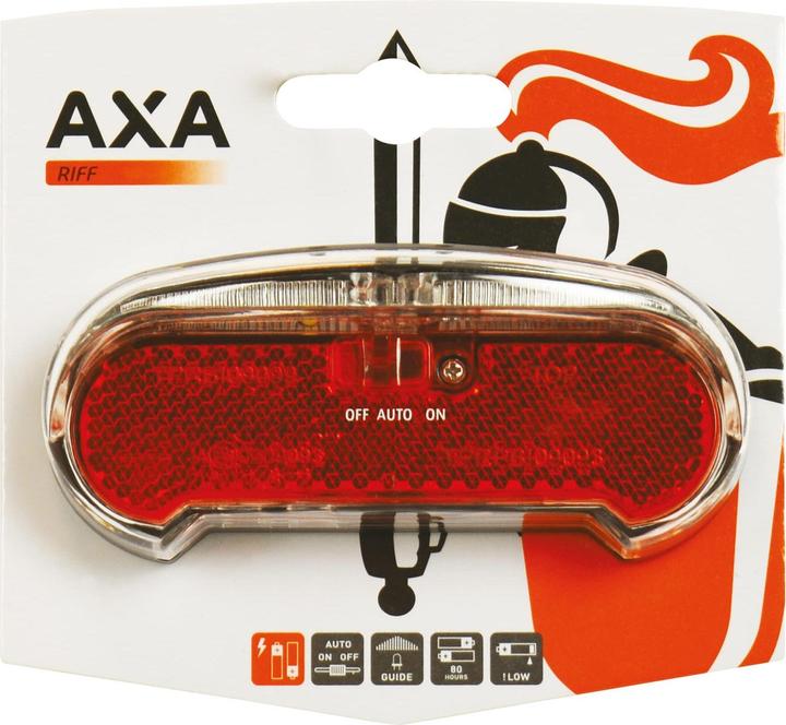 Image du produit AXA Lampe de bicyclette RIFF batterie LED