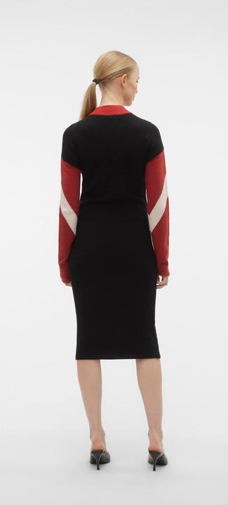 Produktbild Vero Moda VMNANCY BLOCK LS O-NECK BKN DRESS LCS Strickkleid (XXS)