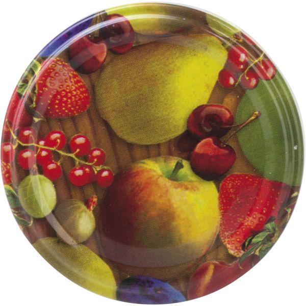 Produktbild Rechberger Ersatzdeckel 10-tlg., Obstdekor, TO: 63 (10 Stk.)