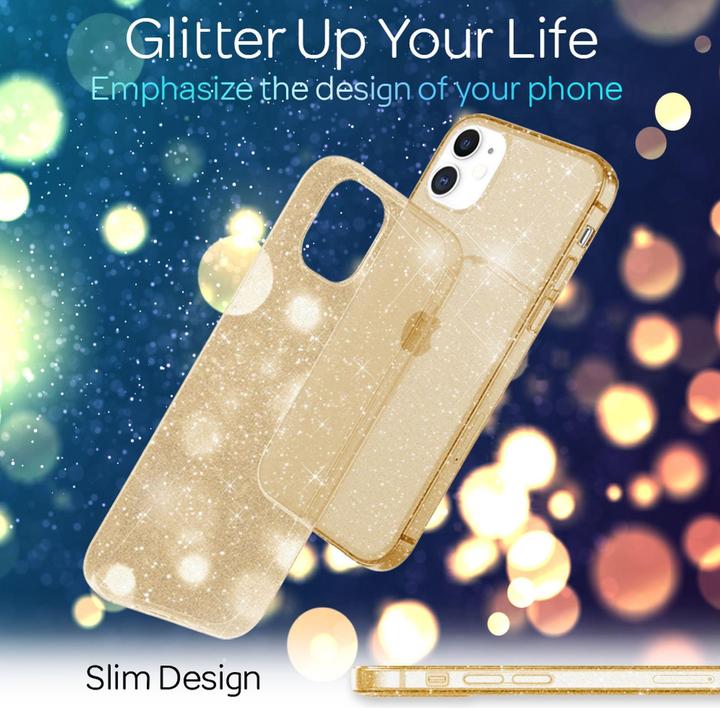 Actual product image Nalia Glitter mobile phone case (Apple iPhone 12)