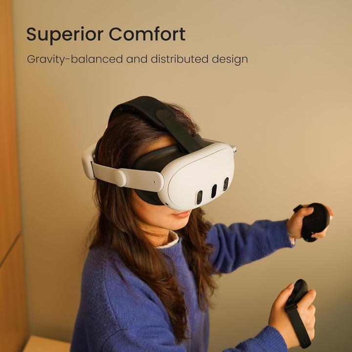 Actual product image KIWI design SPC Kopfband mit Batterie für Meta Quest 3 / 3S