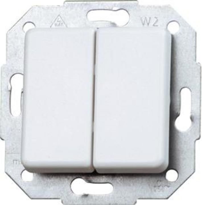 Actual product image Kopp Insert series switch Europe Arctic white, matt 613513065