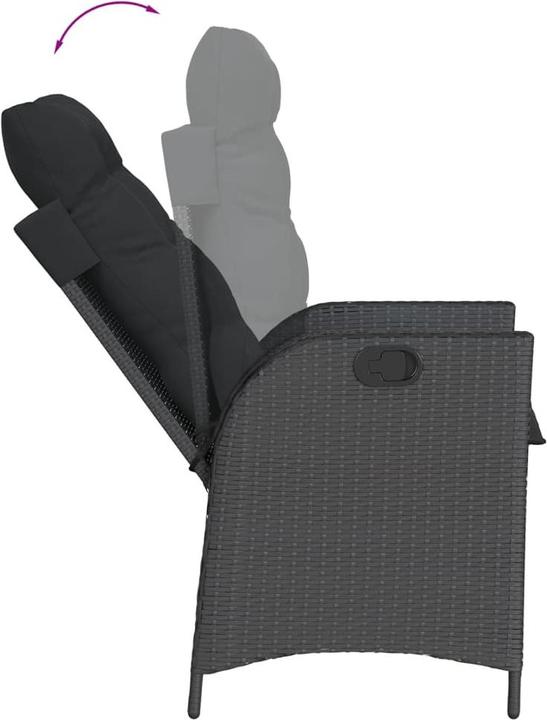 Actual product image vidaXL Garten Essgruppe (200 x 100 x 74 cm)