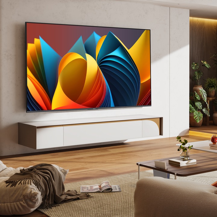 Actual product image Hisense TV 100E7NQ PRO Fernseher 2 54 m (100 ) 4K Ultra HD Smart-TV WLAN Schwarz 500 cd/m2 (100", QLED, 4K)