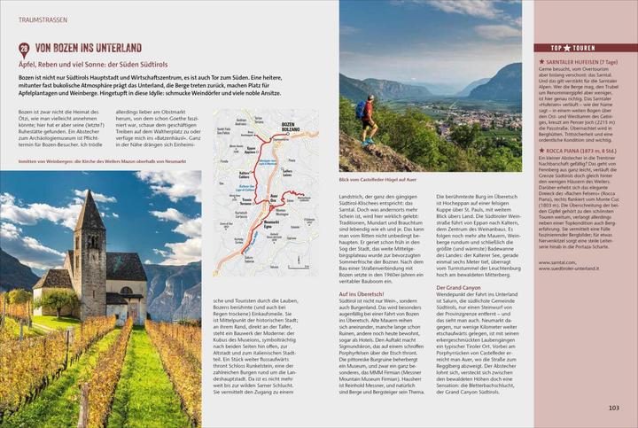 Actual product image Das Reisebuch Südtirol (German, Eugen E. Hüsler, Manfred Kostner, 2023)