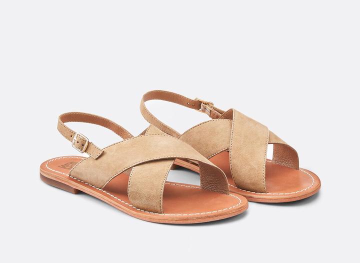 Actual product image La Redoute Collections Signature-Sandalen Laurine aus Veloursleder (36)