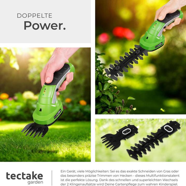 Produktbild tectake Heckenschere (Akkuheckenschere)