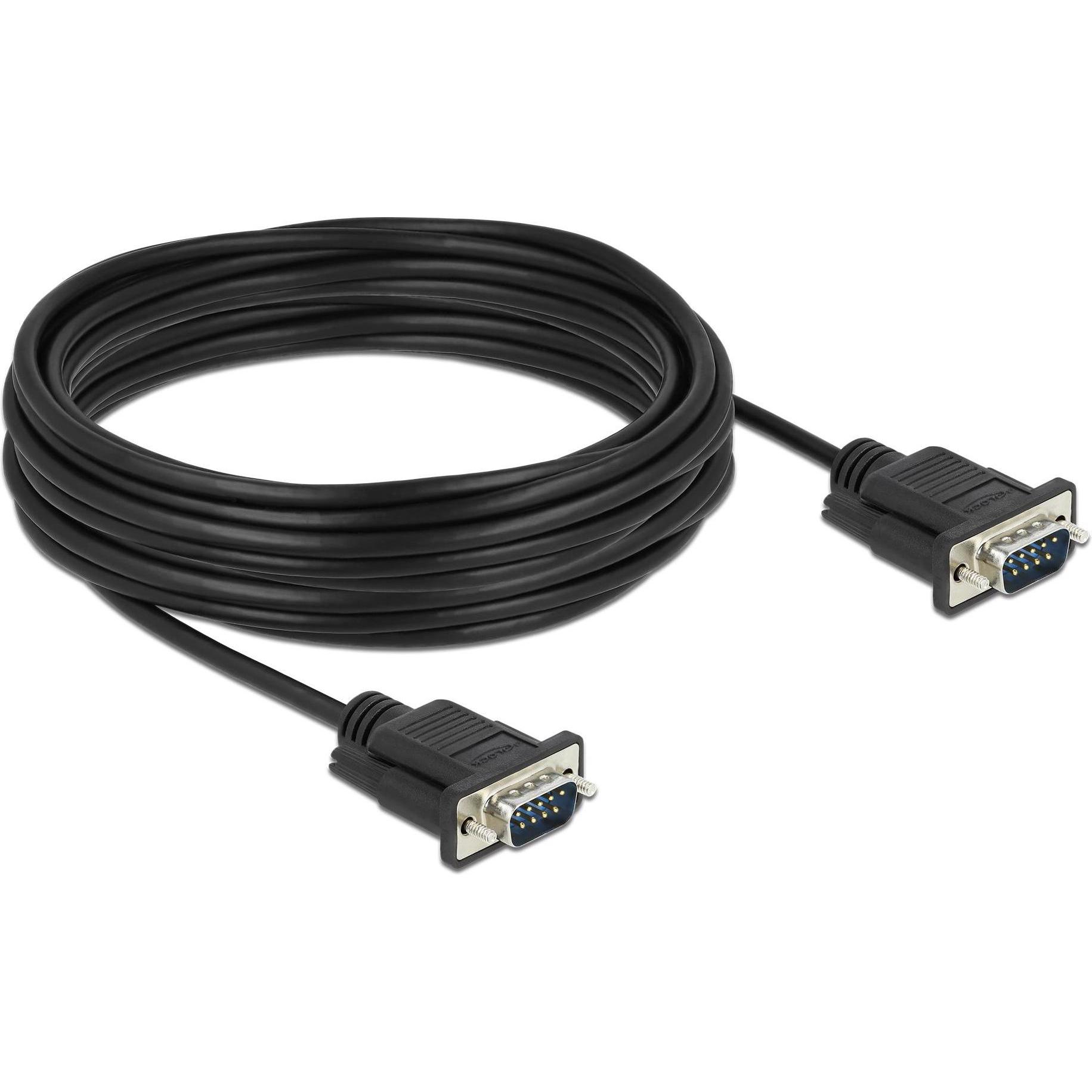 Thumbnail - Delock Anschlusskabel RS-232 DB9, m-m 10 m (10 m, Industriekabel), Schnittstellenkabel